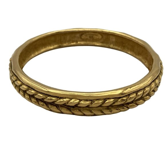 Auth CHANEL - Gold Hardware Bangle - Picture 1 of 4